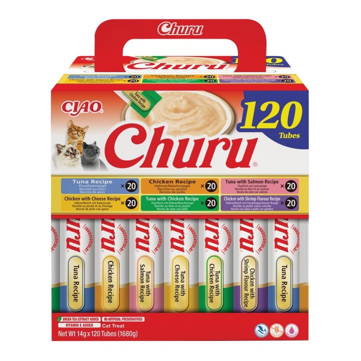 INABA Churu Mix tonno e pollo - snack per gatti - 120x14g