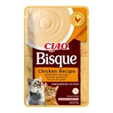 INABA Ciao Bisque Zuppa cremosa con pollo manzo e pesce - snack per gatti - 24x40g