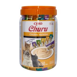 INABA Churu Varieties Pollo - snack per gatti - 50 x 14g