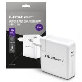 Qoltec 51783 PD 96W caricabatterie | 5-20V | 3-4.8A | USB-C