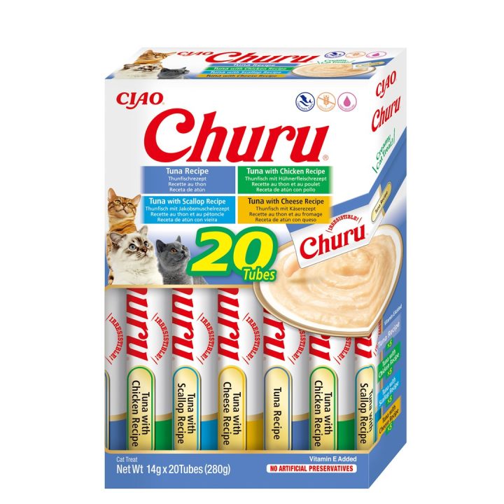 INABA Churu Variety box Tonno - snack per gatti - 20 x 14g