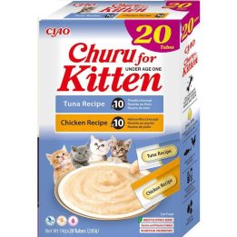 INABA Kitten Pollo e tonno - snack per gatti - 20x14g