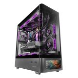 Mars Gaming MCLCDPRO Case per PC Midi Tower nero
