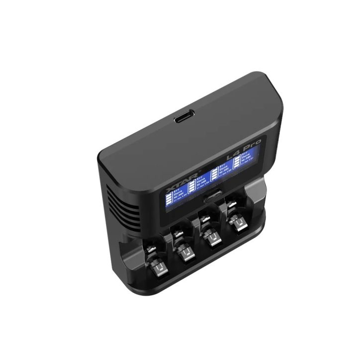 Caricabatterie R03 / AAA e R6 / AA Li-ion 1 5V / NiMH Xtar L4 PRO