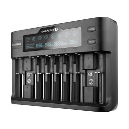 Caricabatterie per batterie cilindriche Li-ion e Ni-MH everActive UC-800