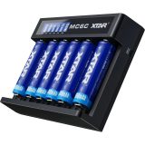 Caricabatterie Li-ion XTAR MC6C