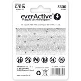 Batterie ricaricabili everActive R14/C Ni-MH 3500 mAh pronte all'uso