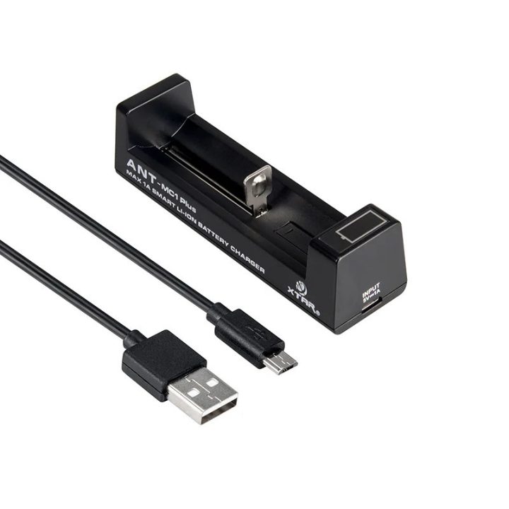 Caricabatterie rapido per batteria Li-ion 18650 Xtar ANT MC1 Plus