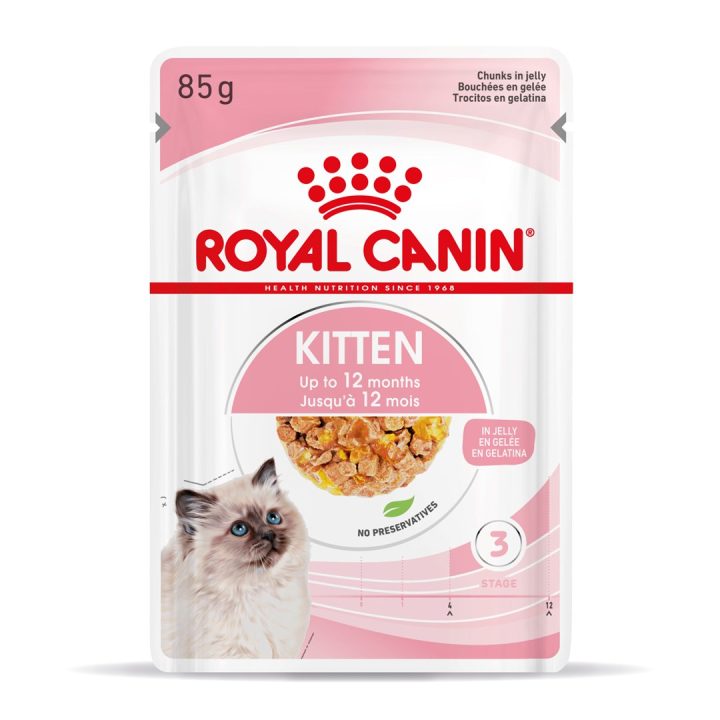 Royal Canin FHN Kitten Instinctive in gelatina - cibo umido per gattini - 12x85g