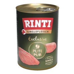 RINTI Singlefleisch Exclusive Tacchino - cibo umido per cani - 400g