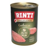 RINTI Singlefleisch Exclusive Tacchino - cibo umido per cani - 400g