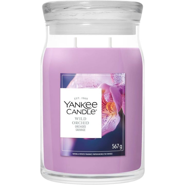 Candela profumata YANKEE CANDLE WILD ORCHID 567 g grande