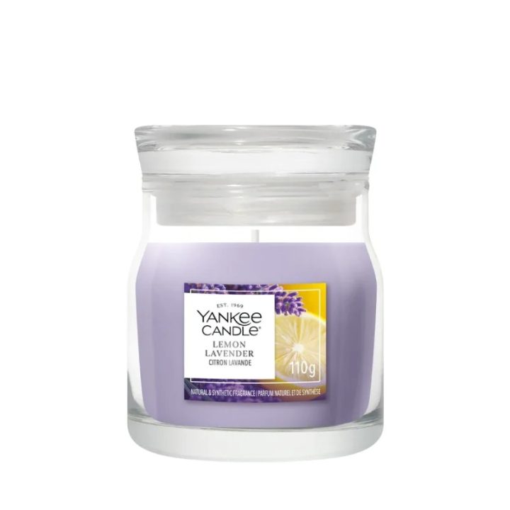 Candela profumata YANKEE CANDLE LEMON LAVENDER 110 g piccola