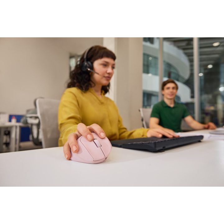 HP Tilt Ergo PNK MSE 720M EMEA-INTL EN L mouse Right-hand RF Wireless + Bluetooth 6000 DPI