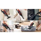 Bosch BCS1041PET scopa elettrica batteria secco HEPA senza sacchetto 0.4 L 23.5 W nero rosso 4 Ah