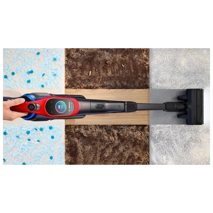 Bosch BCS1041PET scopa elettrica batteria secco HEPA senza sacchetto 0.4 L 23.5 W nero rosso 4 Ah