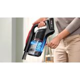 Bosch BCS1041PET scopa elettrica batteria secco HEPA senza sacchetto 0.4 L 23.5 W nero rosso 4 Ah