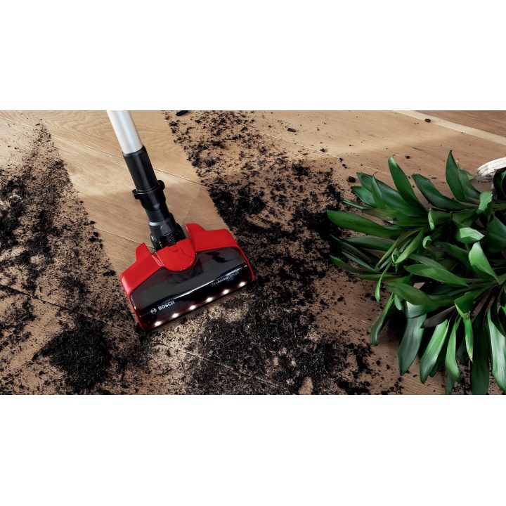 Bosch BCS711PET scopa elettrica batteria secco senza sacchetto 0.3 L nero rosso 3 Ah