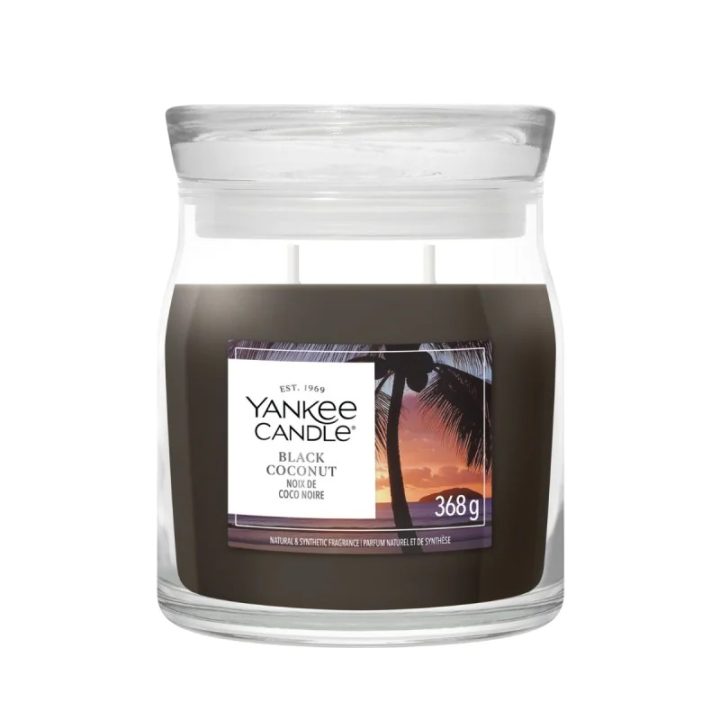 Candela profumata YANKEE CANDLE BLACK COCONUT 368 g media