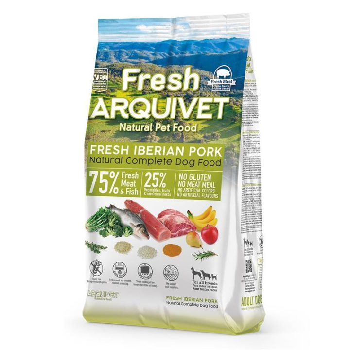 ARQUIVET Maiale iberico fresco - cibo semiumido per cani - 10kg