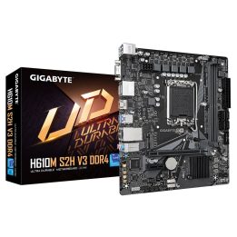 Gigabyte H610M S2H V3 DDR4 scheda madre - supporta processori Intel Core 14ª generazione 4+1+1 ibrido digitale VRM fino a 3200MH