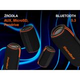 Tracer XtremeBeat Lite TWS altoparlante Bluetooth portatile nero 10 W