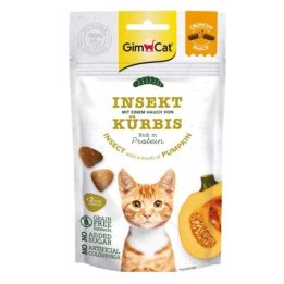 GIMCAT Crunchy Snacks Insetto con zucca - snack per gatti - 50g