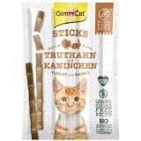 GIMCAT Sticks tacchino e coniglio - snack per gatti - 4pcs