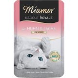 MIAMOR Ragout Royale pollo e salmone in salsa - cibo umido per gatti - 100g