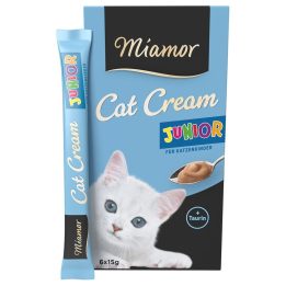 MIAMOR Cat Cream Junior - snack per gatti - 6 x 15g
