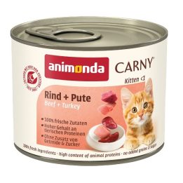 ANIMONDA Carny Kitten Manzo con tacchino - cibo umido per gatti - 200g