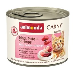 ANIMONDA Carny Adult Manzo tacchino e gamberetti - cibo umido per gatti - 200g