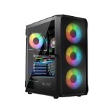 Logic PORTOS ARGB MINIDI USB 3.0 Case nero