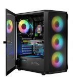 Logic PORTOS ARGB MINIDI USB 3.0 Case nero