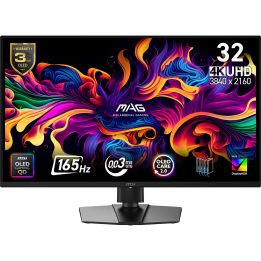 MSI MAG 322UP QD-OLED E16 monitor per computer 80 cm (31.5 ) 3840 x 2160 pixel 4K Ultra HD nero