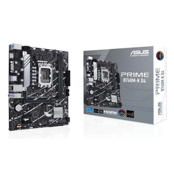 ASUS Prime B760M-K D4 Intel B760 LGA 1700 Scheda madre micro ATX