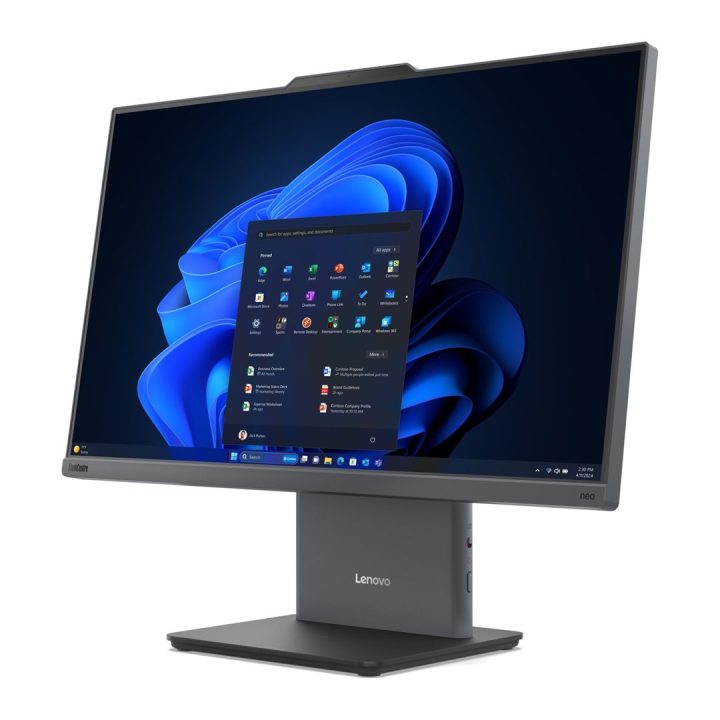 Lenovo AIO ThinkCentre neo 50a G5 Core 7 240H 23.8 FHD Touch IPS 250nits AG 16GB DDR5 5200 SSD1TB Integrated Intel Graphics Cam