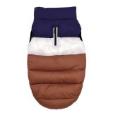 PCHEŁKA Ralf marrone-blu navy - abbigliamento per cani - taglia S