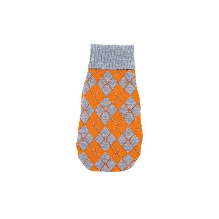 PCHEŁKA Romby Arancione - abbigliamento per cani - taglia M