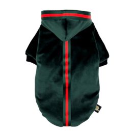 PCHEŁKA Velvet Green - abbigliamento per cani - taglia L