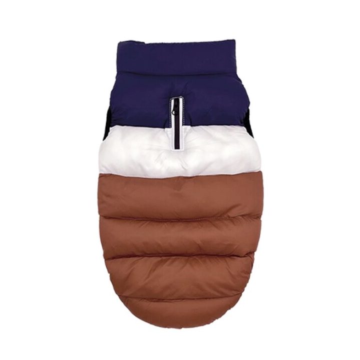 PCHEŁKA Ralf marrone-blu navy - abbigliamento per cani - taglia XS