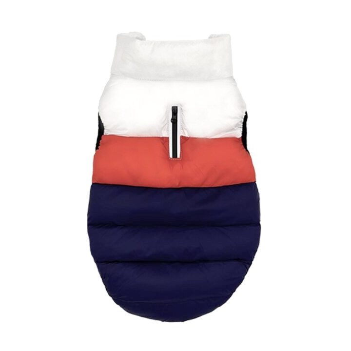 PCHEŁKA Ralf arancione-blu navy - abbigliamento per cani - taglia XS