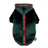 PCHEŁKA Velvet Verde - abbigliamento per cani - taglia S