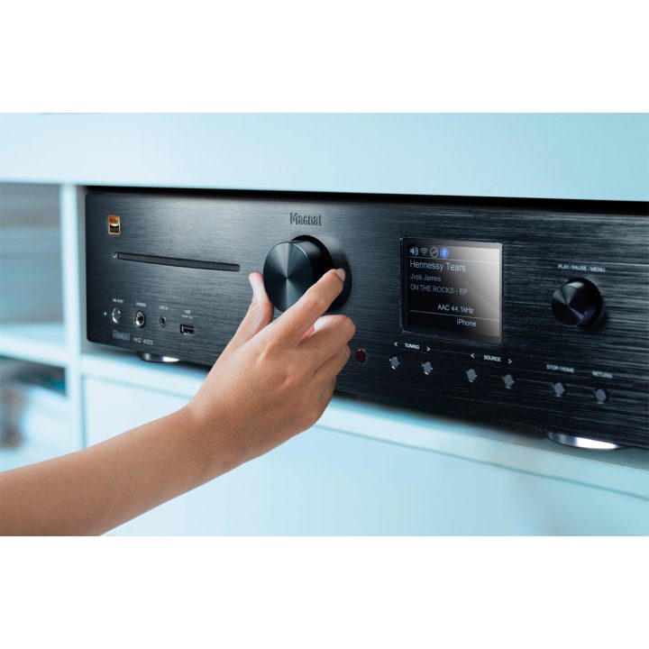 Magnat MC 400 - Lettore di rete 40 W 2.0 canali stereo nero