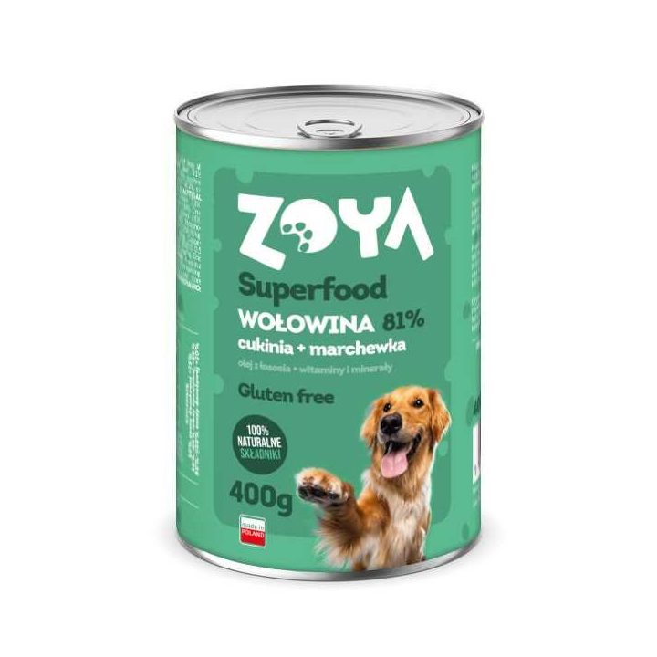 ZOYA Superfood Manzo - cibo umido per cani - 400g