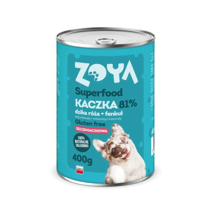 ZOYA Superfood Puppy Anatra - cibo umido per cani - 400g