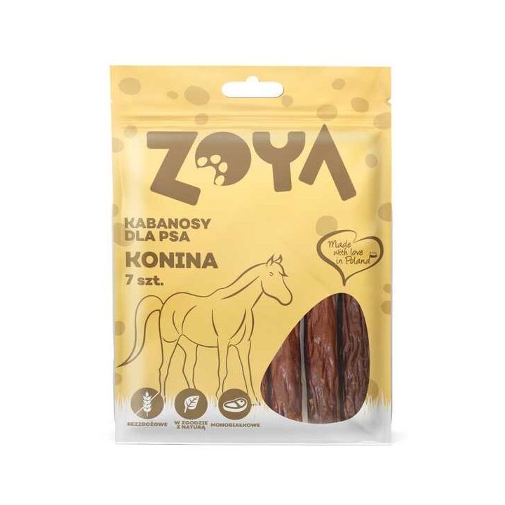 ZOYA Salsicce di cavallo - snack per cani - 7 pezzi
