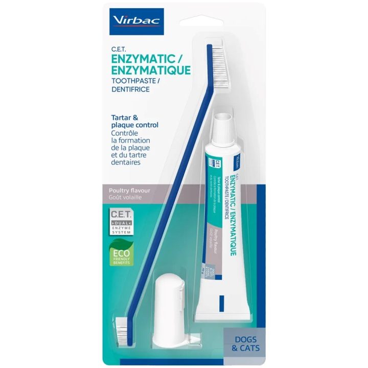 VIRBAC - dentifricio e spazzolino per cani e gatti