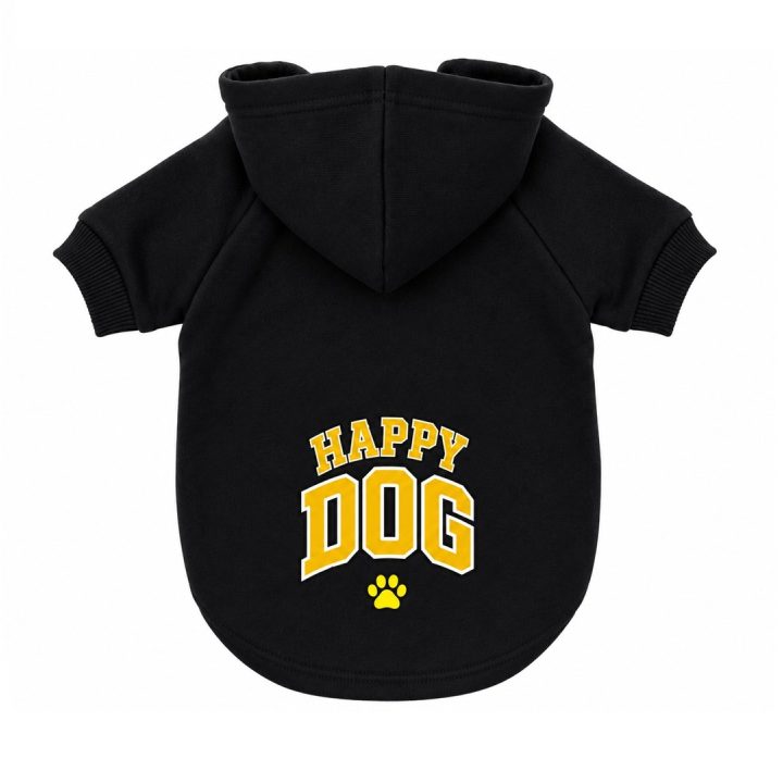 PCHEŁKA Happy Dog 26 nero - abbigliamento cane - taglia M