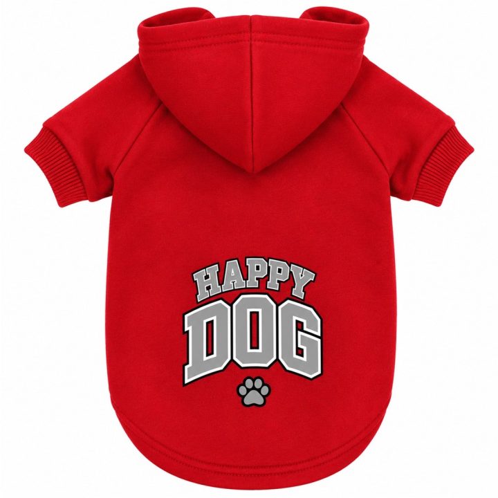PCHEŁKA Happy Dog 26 rosso - abbigliamento cane - taglia S